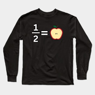 Funny Math Jokes Half Long Sleeve T-Shirt